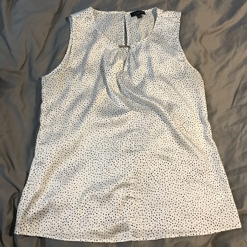 The Limited - Silk Tank Top with keyhole
